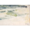 Monotype de Luez, encadré sous verre, XXème siècle. | Biron Monotype de Luez, encadré sous verre, XXème siècle.