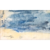 Monotype de Luez, encadré sous verre, XXème siècle. | Biron Monotype de Luez, encadré sous verre, XXème siècle.