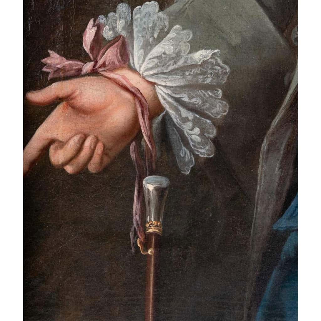 JPF Hauck. Portrait d'un gentilhomme 1755.