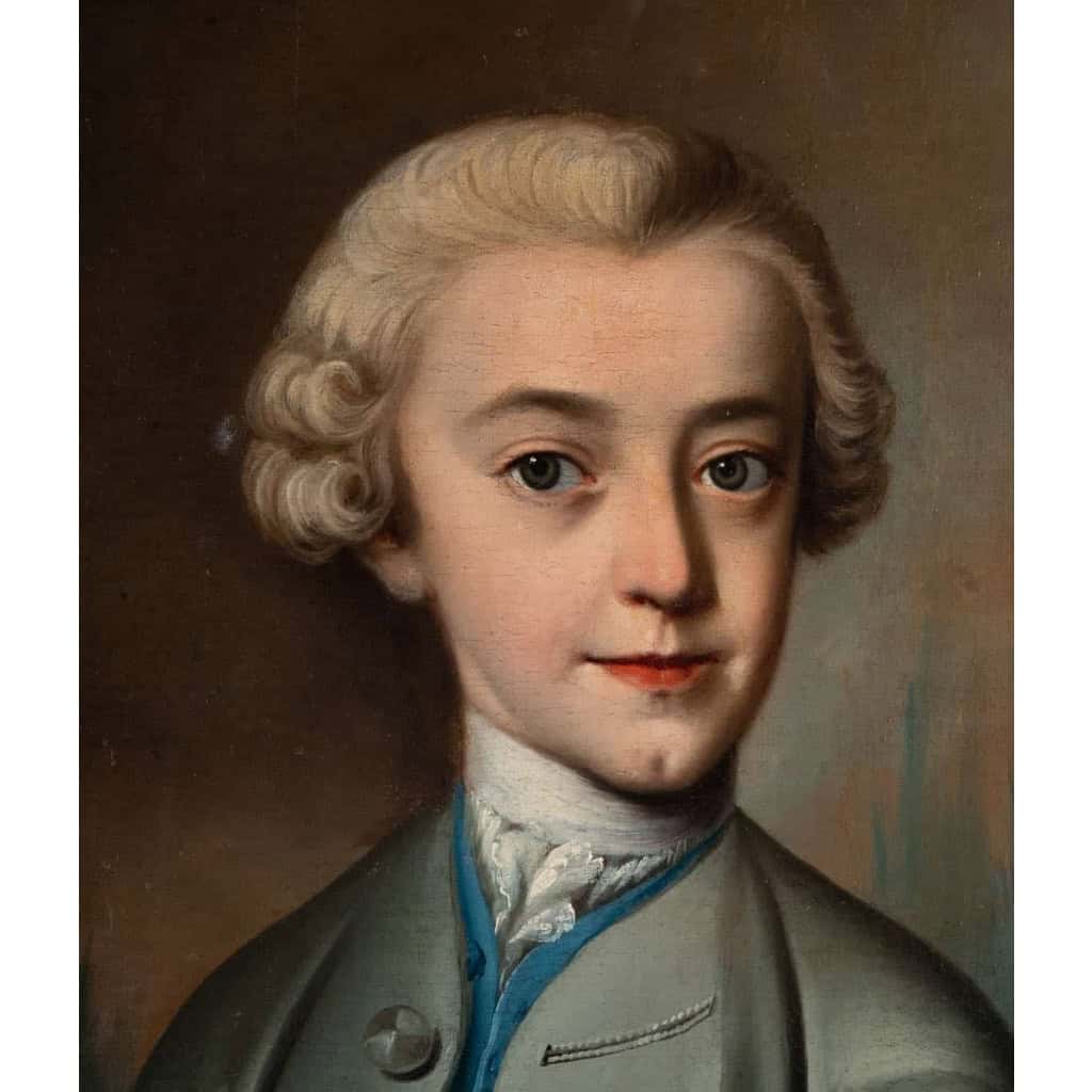 JPF Hauck. Portrait d'un gentilhomme 1755.