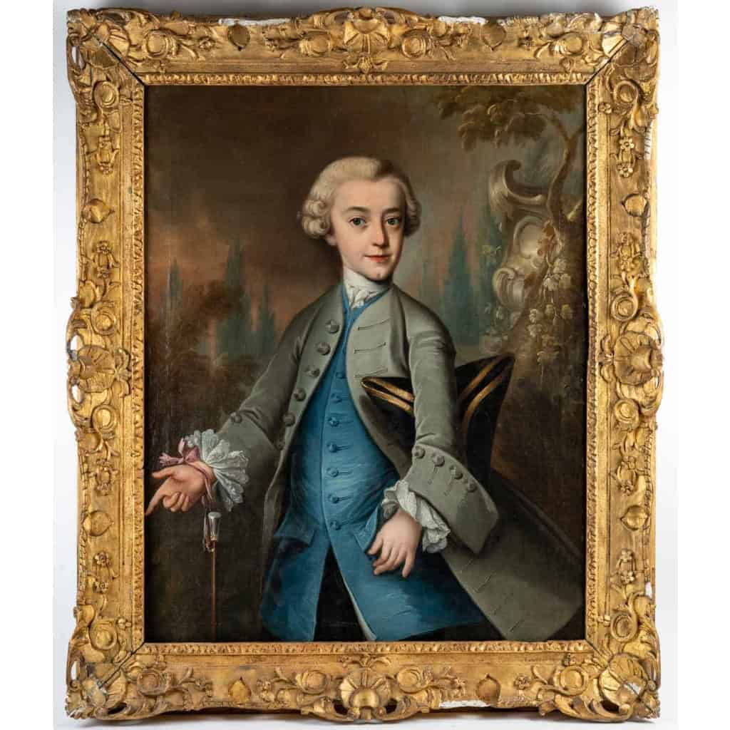 JPF Hauck. Portrait d'un gentilhomme 1755.