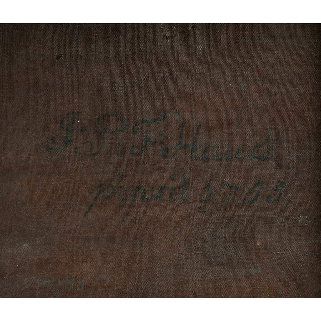 JPF Hauck. Portrait d'un gentilhomme 1755.