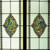 PAIRE DE VITRAUX OISEAUX DU PARADIS | Biron |||||||