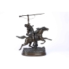 19th century orientalist bronze « The Arab Fantasia » By Prosper Lecourtier (1851-1924) | Biron ||||||