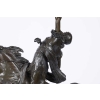 19th century orientalist bronze « The Arab Fantasia » By Prosper Lecourtier (1851-1924) | Biron 19th century orientalist bronze « The Arab Fantasia » By Prosper Lecourtier (1851-1924)