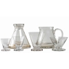 Service « Quincy » – 34 Pièces ( 32 Verres – 1 Carafe – 1 Broc) de René LALIQUE | Biron |||||||