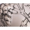 Brûle-Parfum « Raisins » verre blanc émaillé noir d’origne socle bois de René LALIQUE pour ROBJ | Biron Brûle-Parfum "Raisins" verre blanc émaillé noir d'origne socle bois de René LALIQUE pour ROBJ