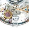 Vase Brûle-Parfums « Vol d’un Lépidoptère parmi des Gaillardes » verre clair de lune émaillé d’Emile Gallé | Biron Vase Brûle-Parfums "Vol d'un Lépidoptère parmi des Gaillardes" verre clair de lune émaillé d'Emile Gallé