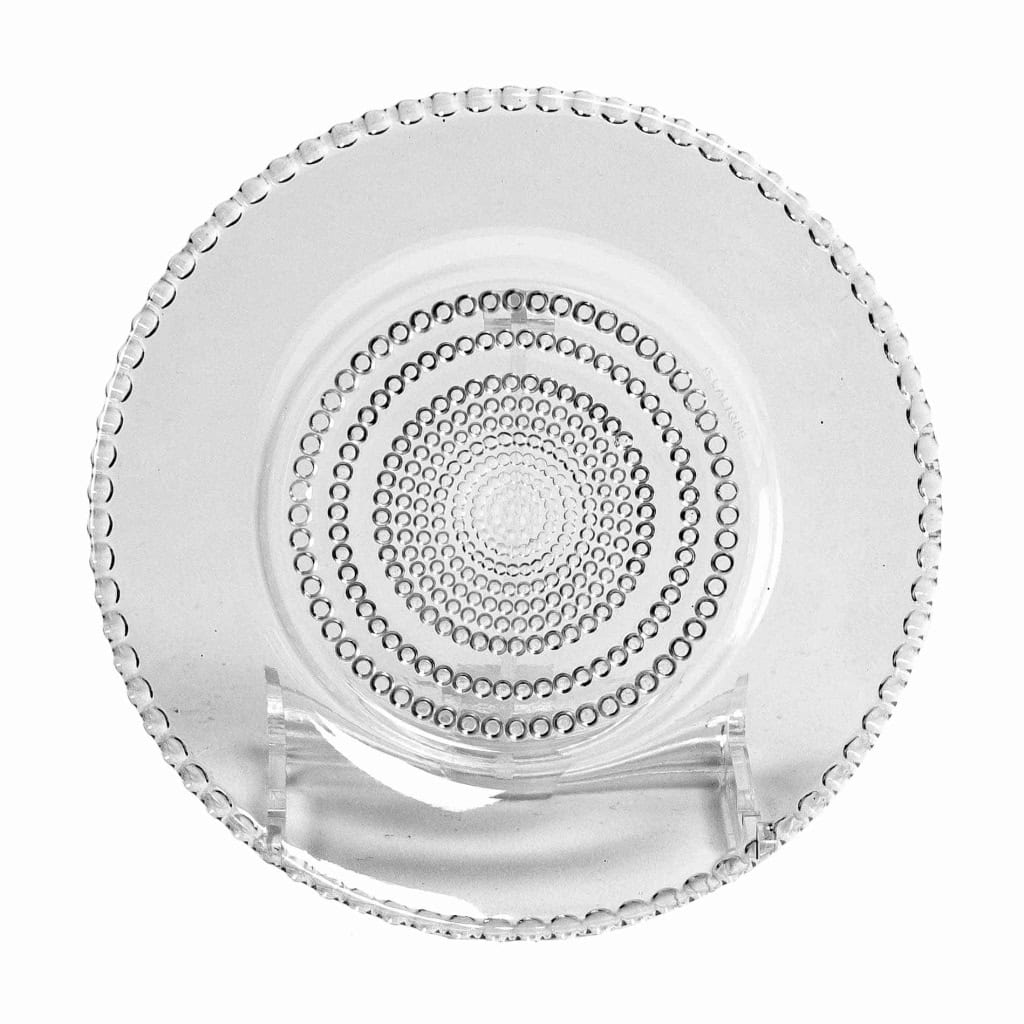 Suite de 8 Assiettes « Nippon » verre blanc de René LALIQUE | Biron Suite de 8 Assiettes "Nippon" verre blanc de René LALIQUE