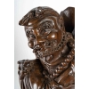 Sculpture de vieil homme japonais, XIXème | Biron Sculpture de vieil homme japonais, XIXème