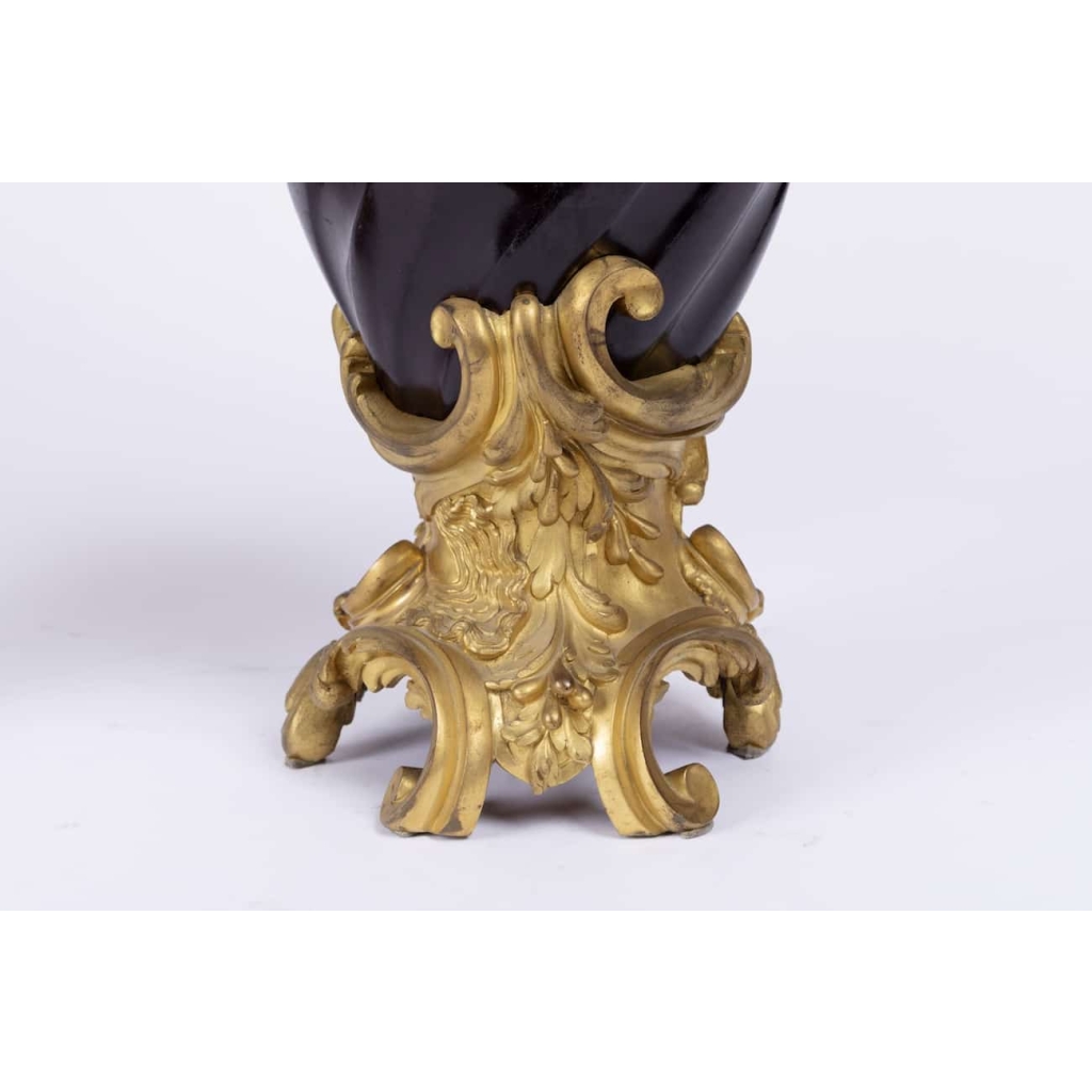 A Charming Pair Of 19th Century Louis XV St. Candelabras. | Biron A Charming Pair Of 19th Century Louis XV St. Candelabras.
