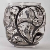 Vase « Tourbillons » verre blanc émaillé noir d’origine de René LALIQUE | Biron ||||||||