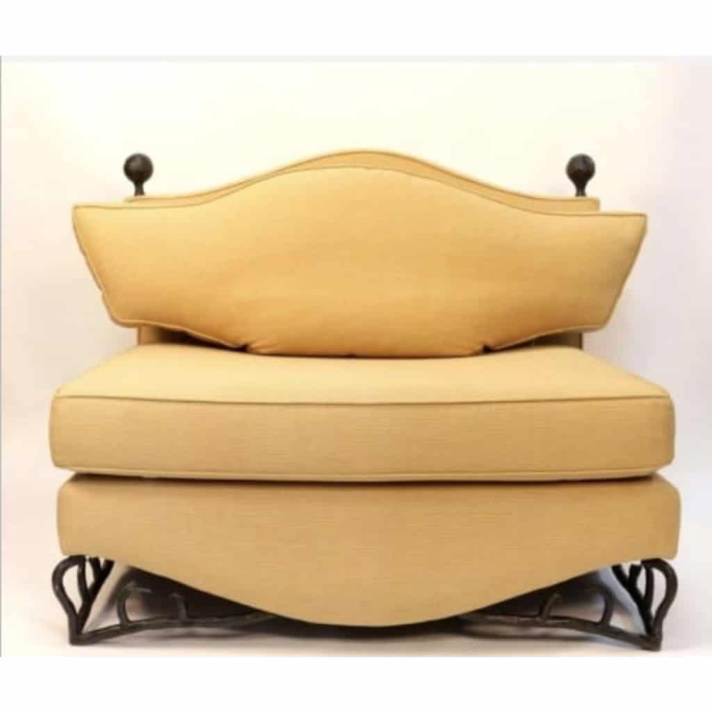 Paire de fauteuils marquise des années 1970 de Maurice Garnier