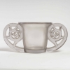 Vase « Pierrefonds » verre blanc satiné à l’acide de René LALIQUE | Biron |||||||
