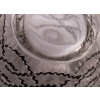 Vase "Guirlandes" verre blanc émaillé noir de René LALIQUE