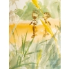 Aquarelle sur Papier de Luez, Paysage Africain, encadré sous verre, XXème siècle. | Biron Aquarelle sur Papier de Luez, Paysage Africain, encadré sous verre, XXème siècle.