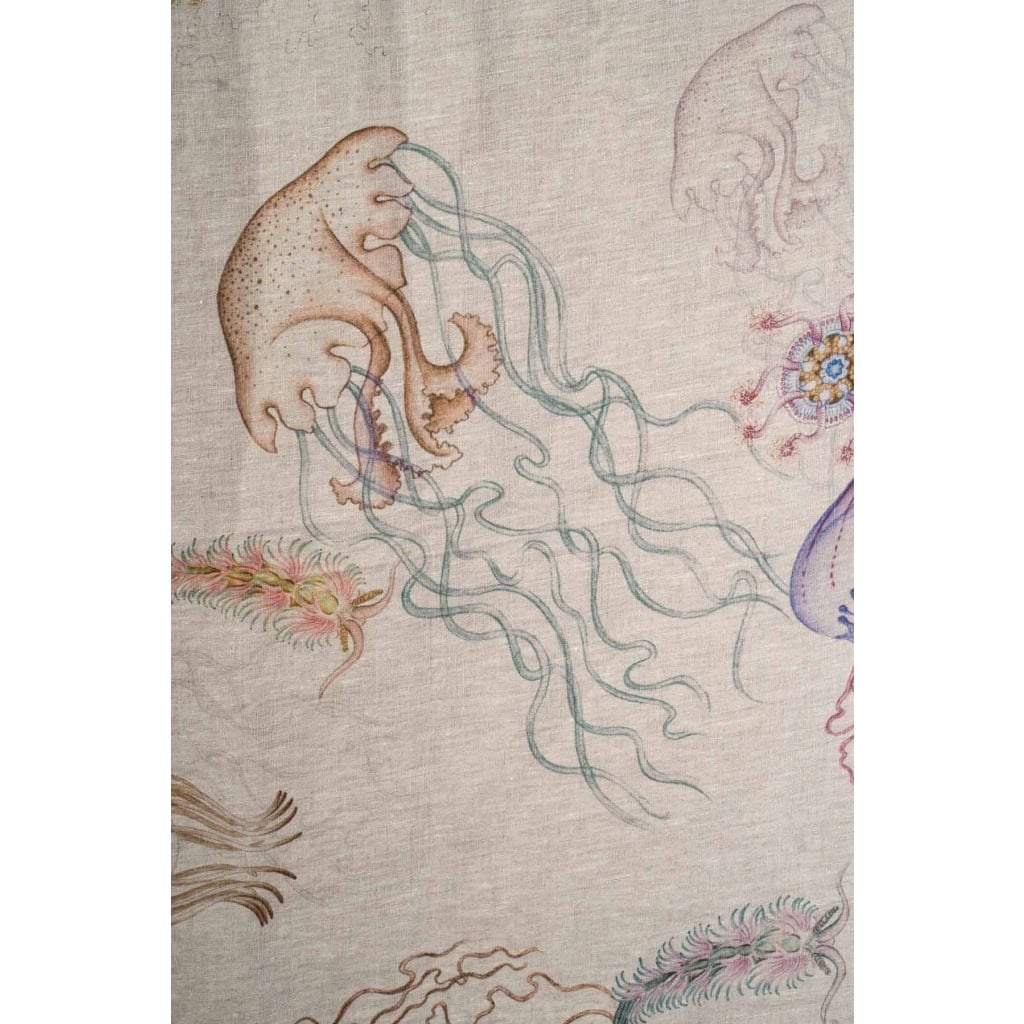 Tissu en lin « Méduses » | Biron Tissu en lin "Méduses"