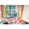 Peinture sur Papier, Intérieur d’une Maison Bourgeoise avec beau bouquet de fleurs, Luez, 1990 | Biron Peinture sur Papier, Intérieur d'une Maison Bourgeoise avec beau bouquet de fleurs, Luez, 1990