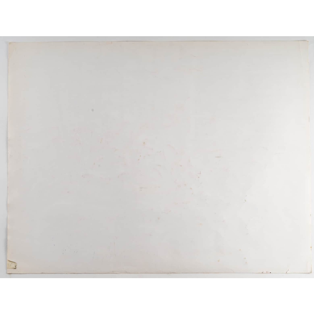 Peinture sur Papier, Intérieur d’une Maison Bourgeoise avec beau bouquet de fleurs, Luez, 1990 | Biron Peinture sur Papier, Intérieur d'une Maison Bourgeoise avec beau bouquet de fleurs, Luez, 1990