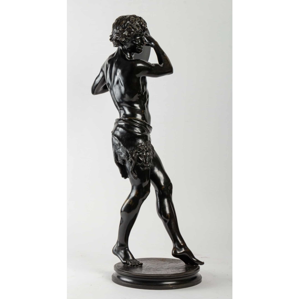 Bronze, J.Sanson , Roma , Fin XIXème siècle ou début du XXème siècle | Biron Bronze, J.Sanson , Roma , Fin XIXème siècle ou début du XXème siècle
