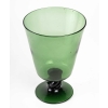 Vase en Cristal de couleur vert, XXème siècle . | Biron Vase en Cristal de couleur vert, XXème siècle .