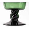 Vase en Cristal de couleur vert, XXème siècle . | Biron Vase en Cristal de couleur vert, XXème siècle .
