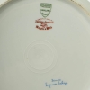 Suite de 12 Assiettes "Nicole" porcelaine celadon de HAVILAND d'après un dessin de Suzanne LALIQUE