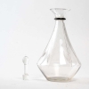 Carafe « Sélestat » verre blanc et verre noir de René LALIQUE | Biron Carafe "Sélestat" verre blanc et verre noir de René LALIQUE
