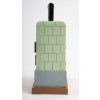 Supporte à Bougie, Art populaire, Bois sculpté, 1950. | Biron Supporte à Bougie, Art populaire, Bois sculpté, 1950.
