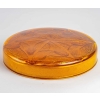 Boîte « Cigales » verre orange – base satin orange de René LALIQUE | Biron Boîte « Cigales » verre orange - base satin orange de René LALIQUE