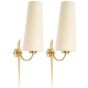 Paire d’appliques Maison Arlus 1950 | Biron |||||