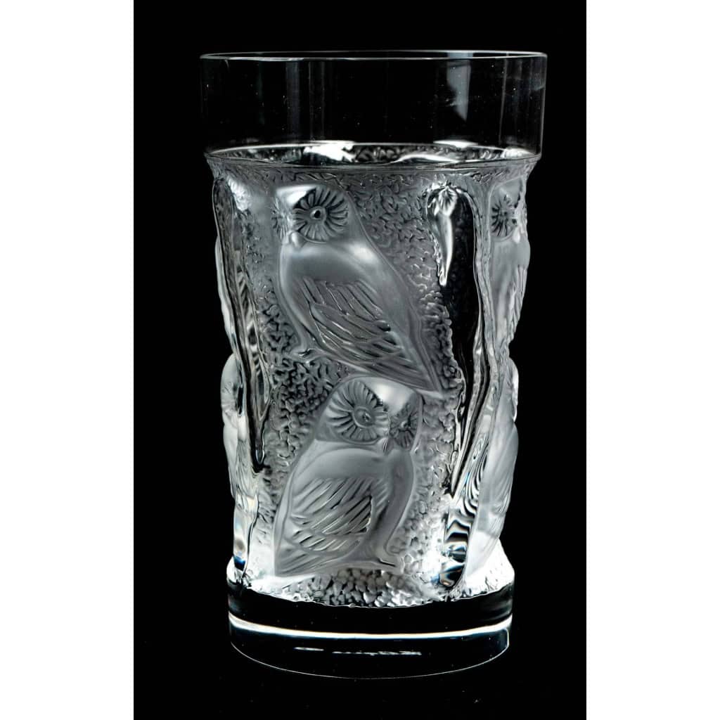 Gobelets "Hulotte" Lalique France