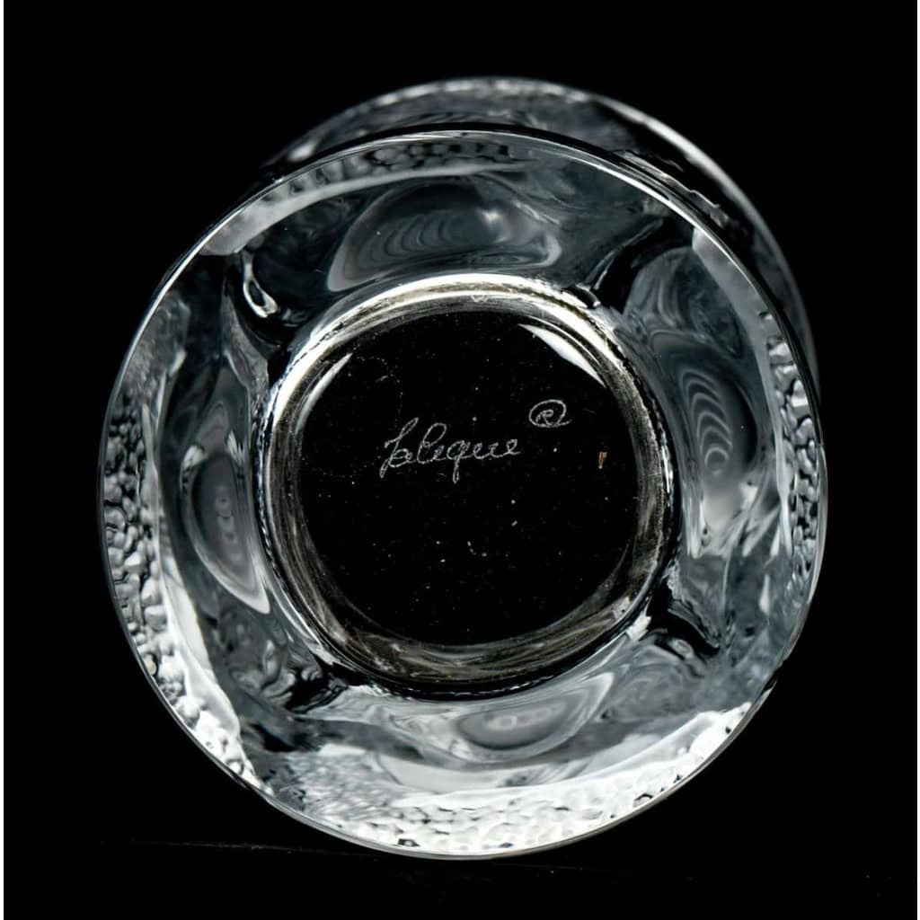 Gobelets "Hulotte" Lalique France