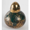 Brûle parfum en porcelaine dorée et verte, art déco, 1930 | Biron Brûle parfum en porcelaine dorée et verte, art déco, 1930
