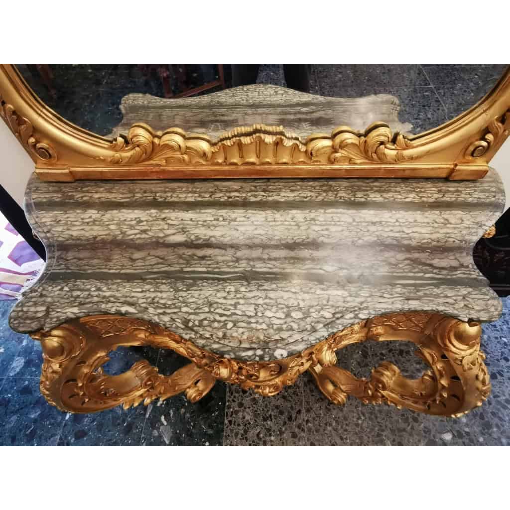 Console et son miroir, époque NIII. | Biron Console et son miroir, époque NIII.