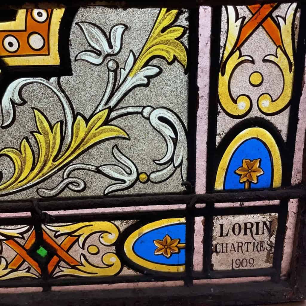 Vitrail Assomption de la Vierge Atelier LORIN | Biron Vitrail Assomption de la Vierge Atelier LORIN