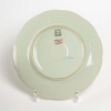 Suite de 12 Assiettes "Nicole" porcelaine celadon de HAVILAND d'après un dessin de Suzanne LALIQUE