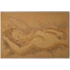 Nue , huile sur toile , XXème siècle | Biron ||||||