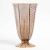 Vase conique porcelaine émaillée de SEVRES décor de Jean LUCE | Biron Vase conique porcelaine émaillée de SEVRES décor de Jean LUCE