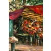 Marché aux fleurs, place de la madeleine, Charles Vasnier (1873 - 1961), Paris