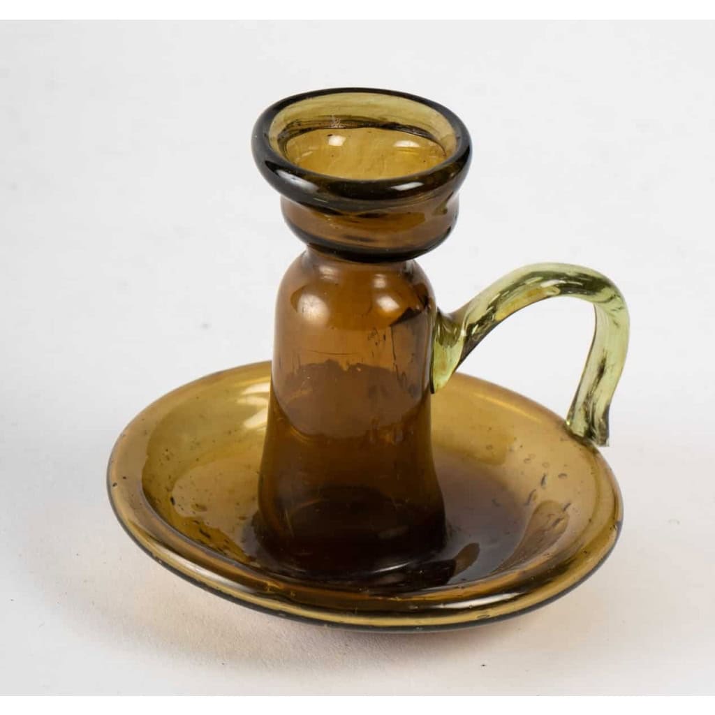Bougeoir en verre soufflé, 1960