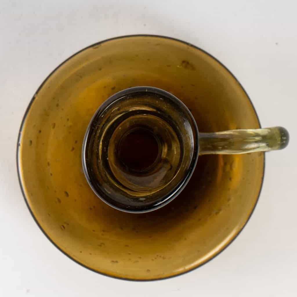 Bougeoir en verre soufflé, 1960