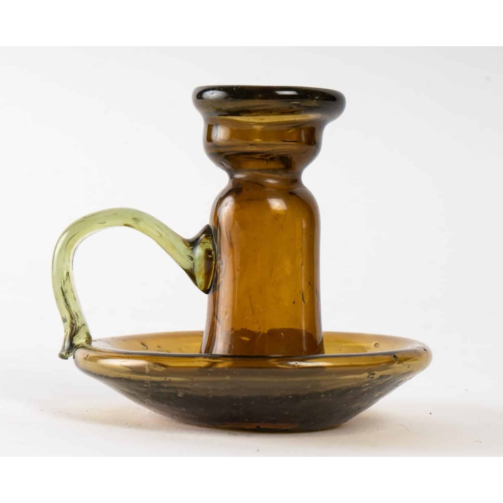 Bougeoir en verre soufflé, 1960