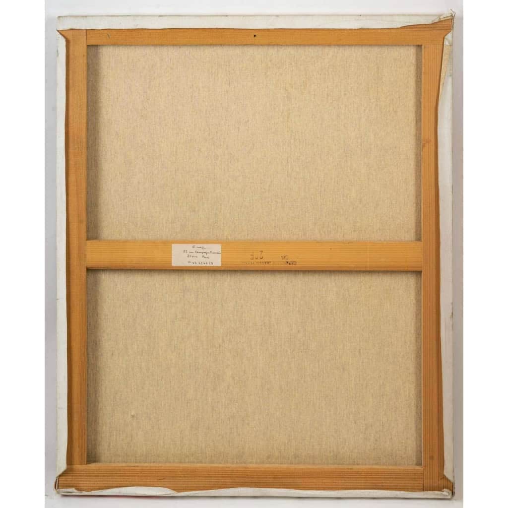 Bouquet de Fleurs, huile sur toile, XXème siècle | Biron Bouquet de Fleurs, huile sur toile, XXème siècle