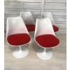 Eero Saarinen & Knoll – 4 chaises Tulipe 5