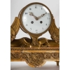 Pendule Napoléon III en bronze doré et marbre | Biron Pendule Napoléon III en bronze doré et marbre