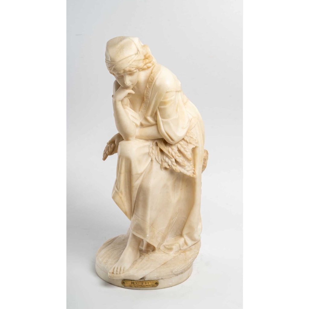 Sculpture en Albatre, XIXème siècle | Biron Sculpture en Albatre, XIXème siècle