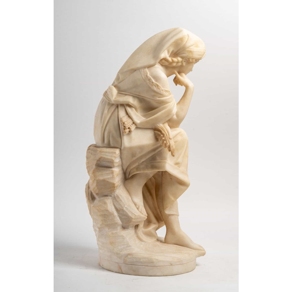 Sculpture en Albatre, XIXème siècle | Biron Sculpture en Albatre, XIXème siècle