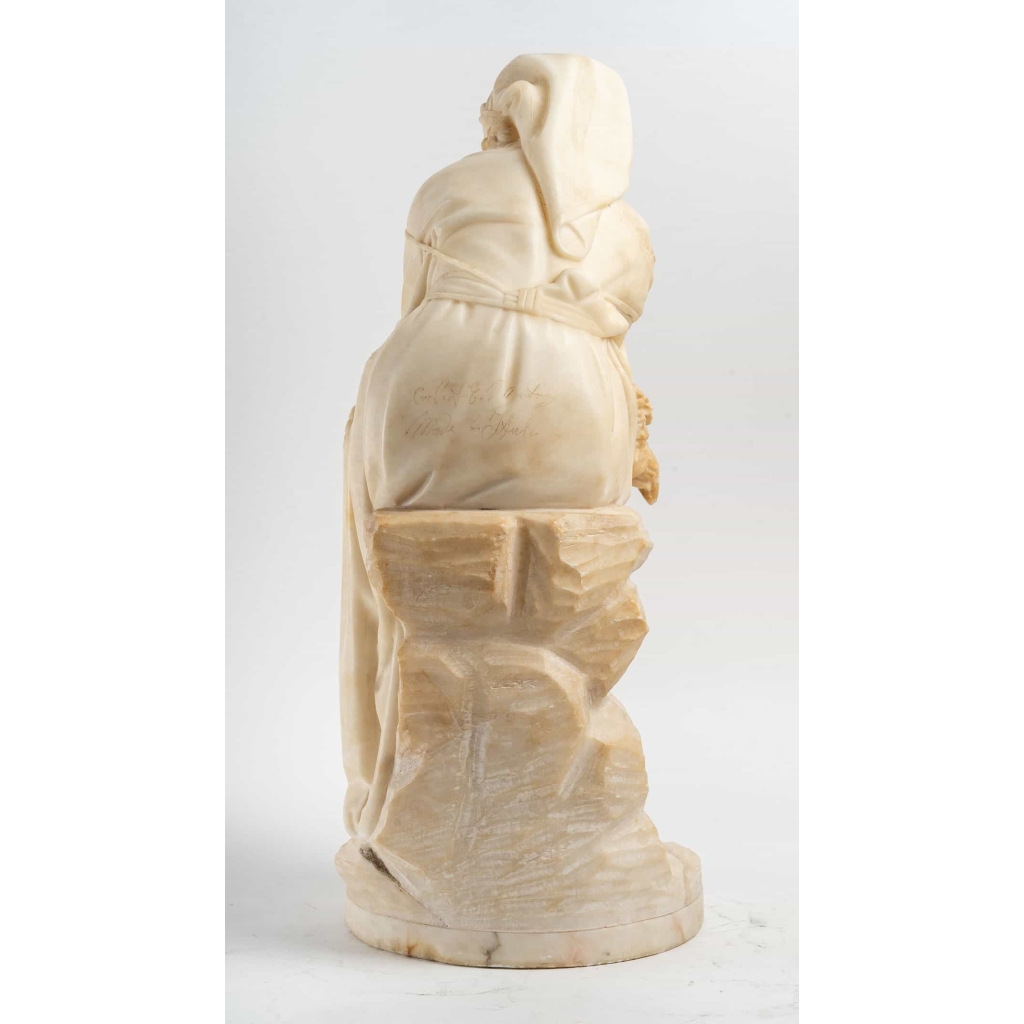 Sculpture en Albatre, XIXème siècle | Biron Sculpture en Albatre, XIXème siècle