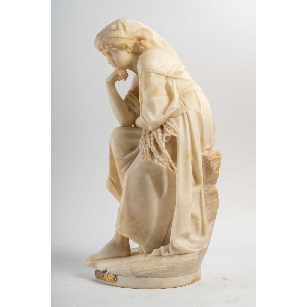 Sculpture en Albatre, XIXème siècle | Biron Sculpture en Albatre, XIXème siècle